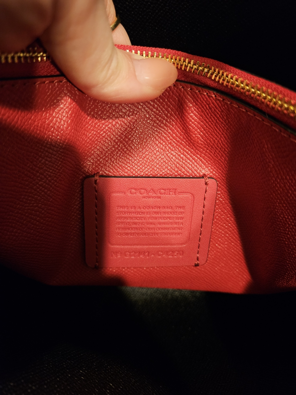 Coach Mollie 25 Tote Bag In Dark Brown Signature Canvas - Picture 12 of 12